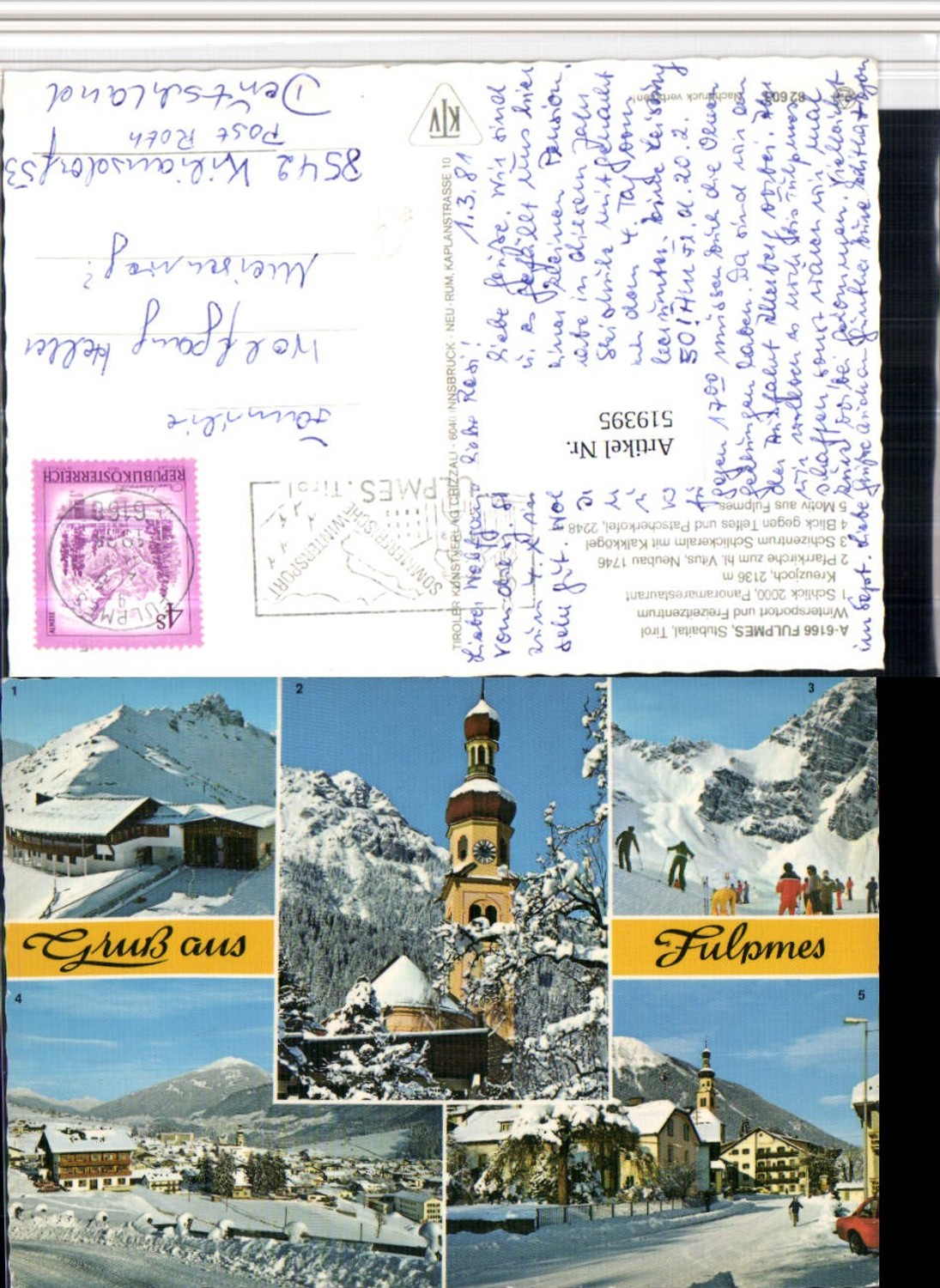 Alte Ansichtskarte – Old Postcard