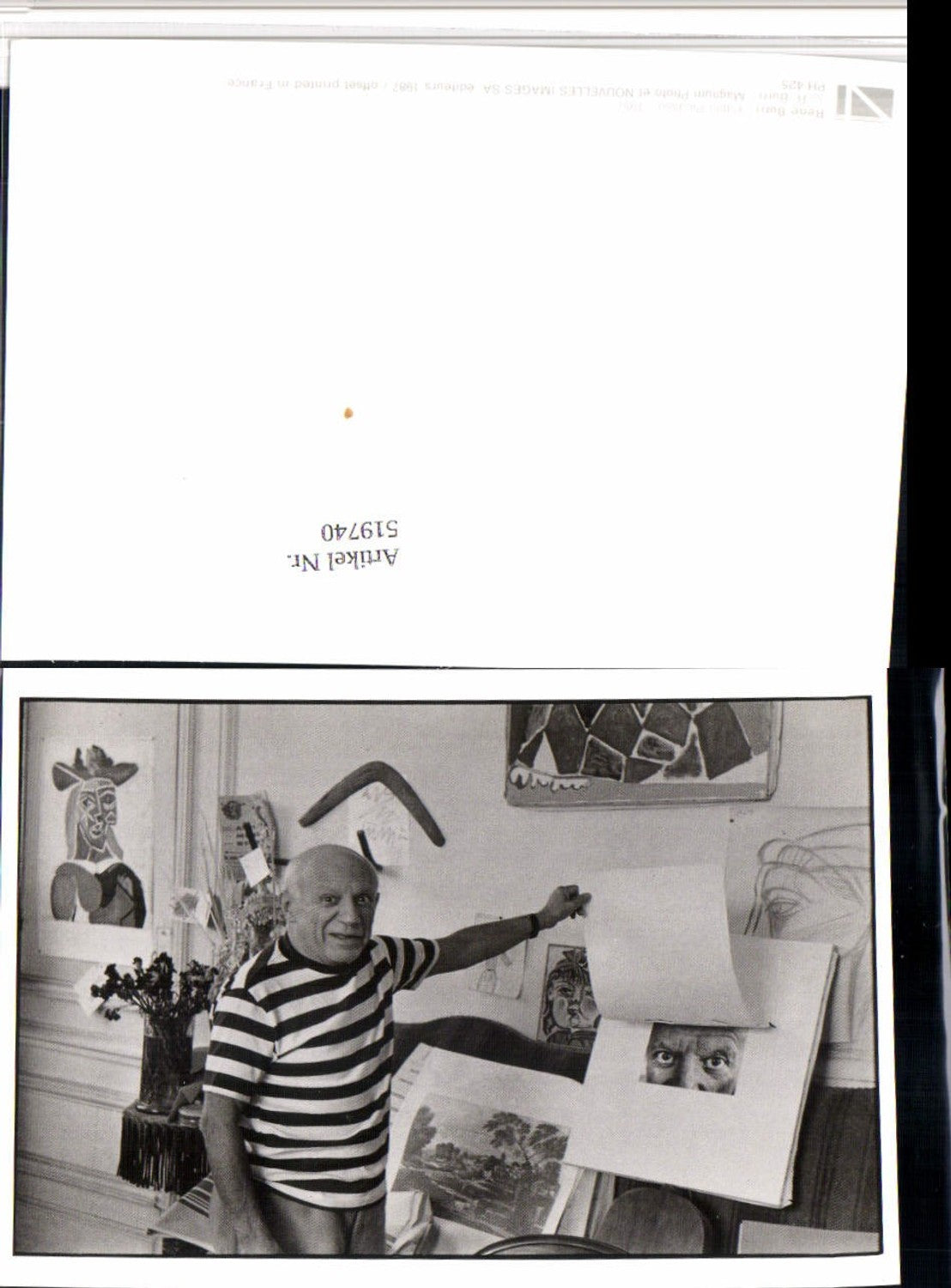 519740,Repro Künstler Maler Pablo Picasso 1957 Bilder