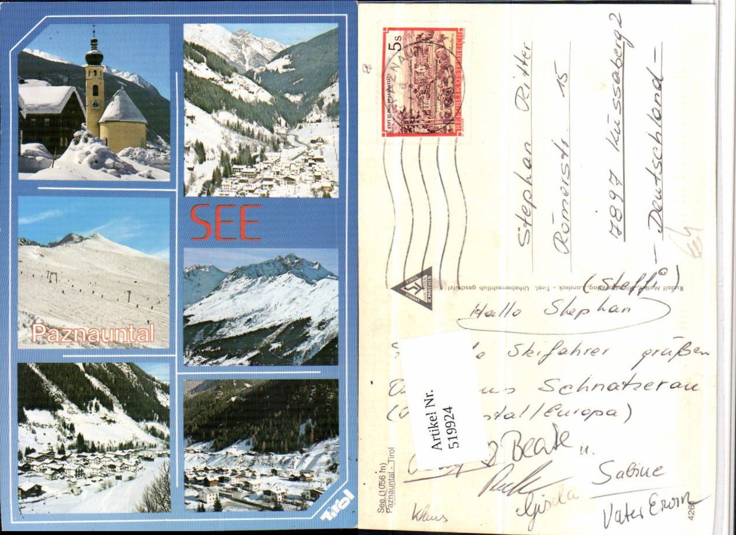 Alte Ansichtskarte – Old Postcard