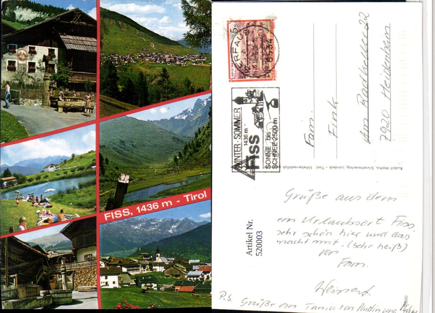 Alte Ansichtskarte – Old Postcard