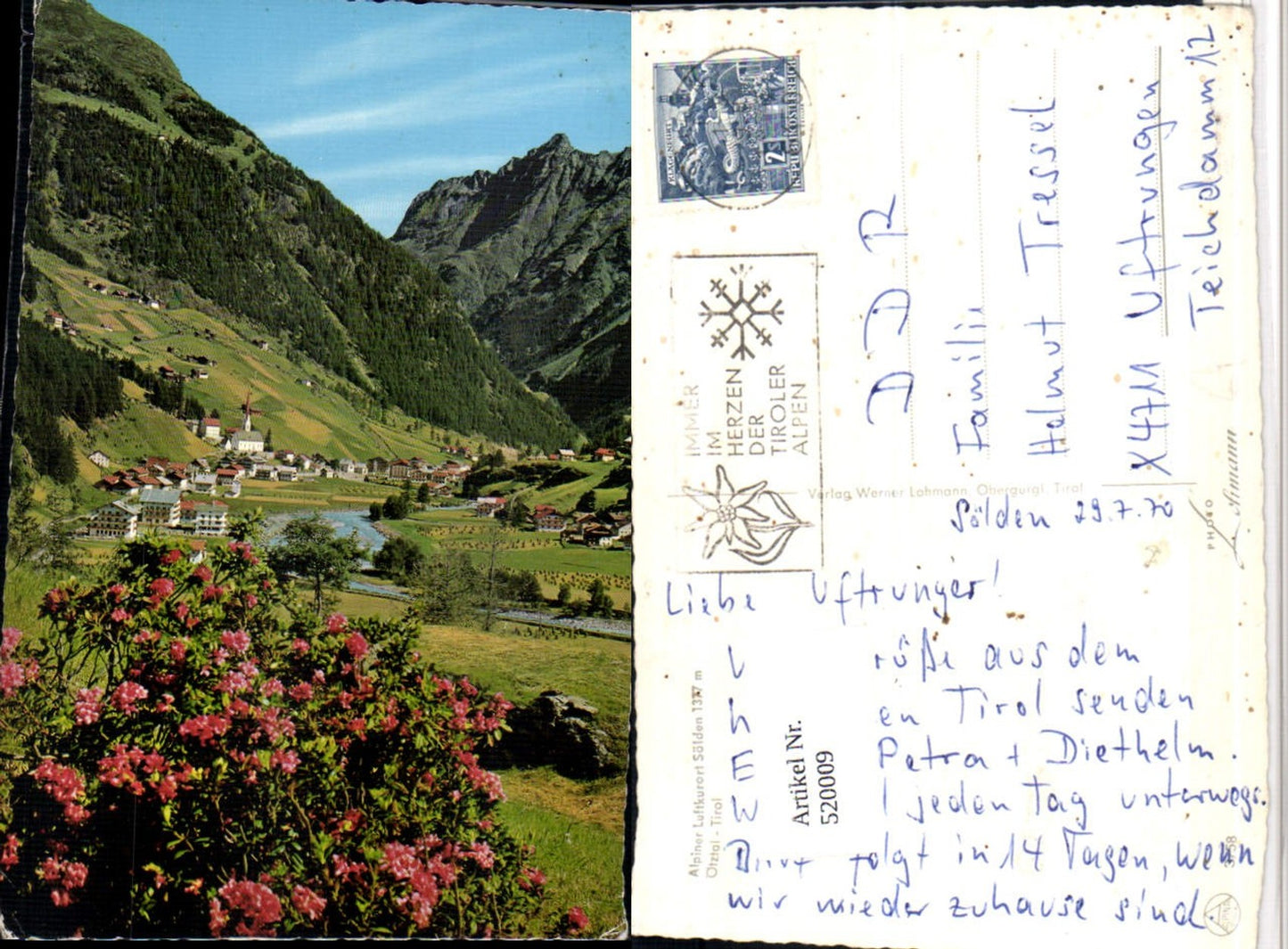 Alte Ansichtskarte – Old Postcard