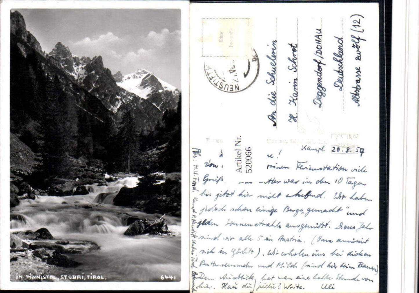 Alte Ansichtskarte – Old Postcard