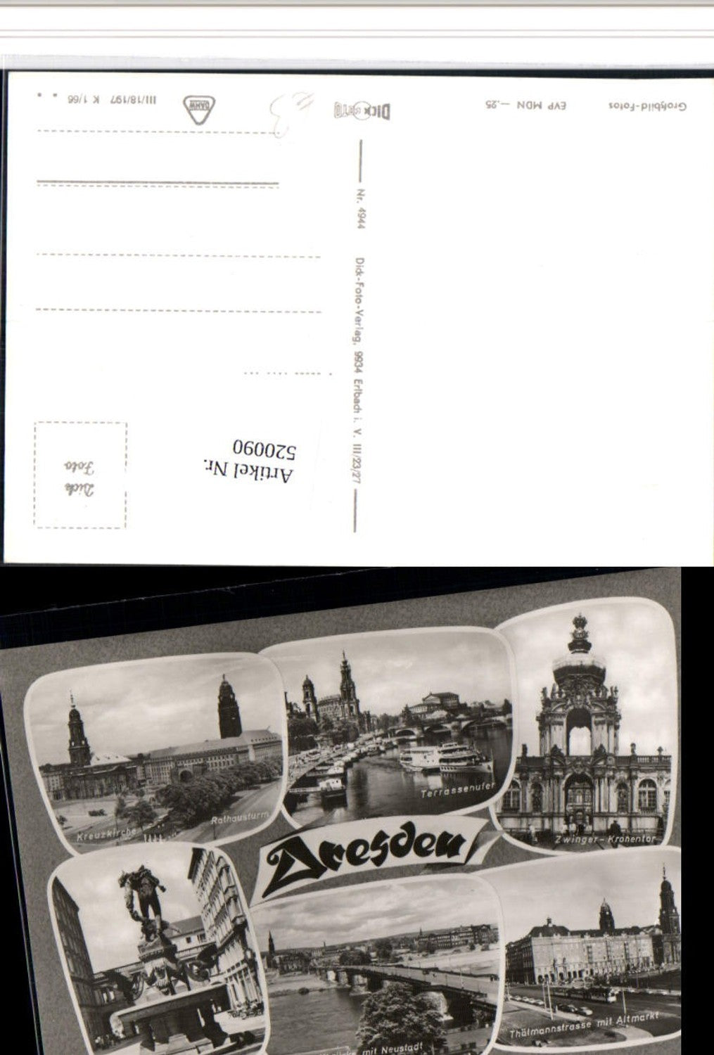 520090, City of Dresden, Altmarkt Neustadt
