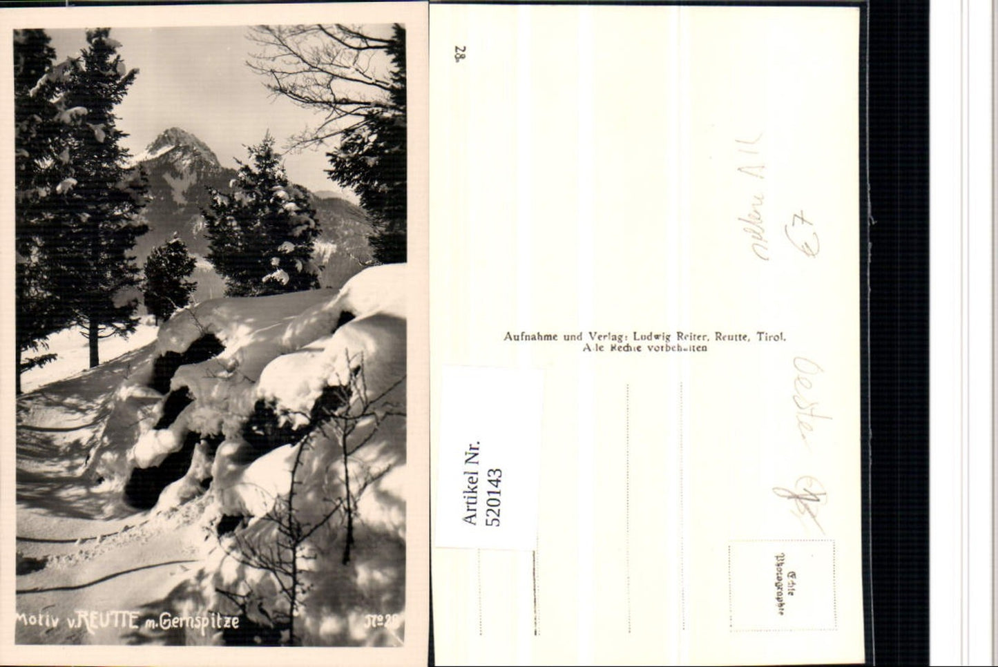 Alte Ansichtskarte – Old Postcard
