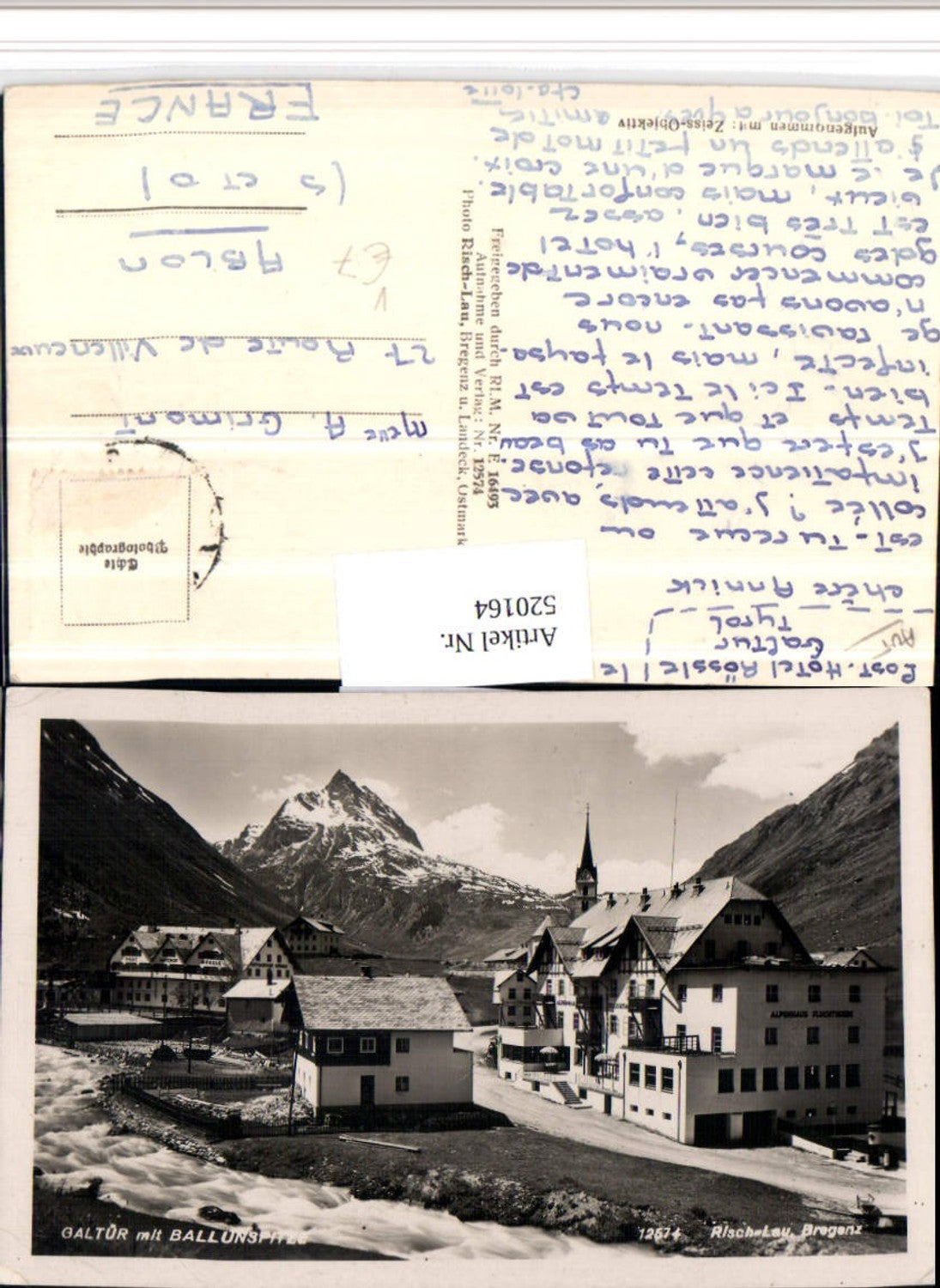 Alte Ansichtskarte – Old Postcard