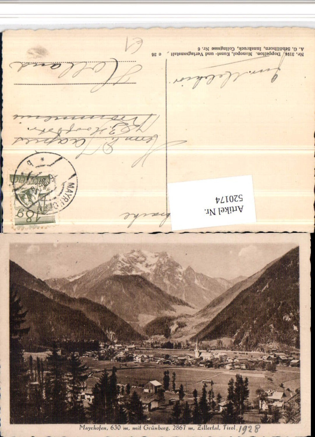 Alte Ansichtskarte – Old Postcard