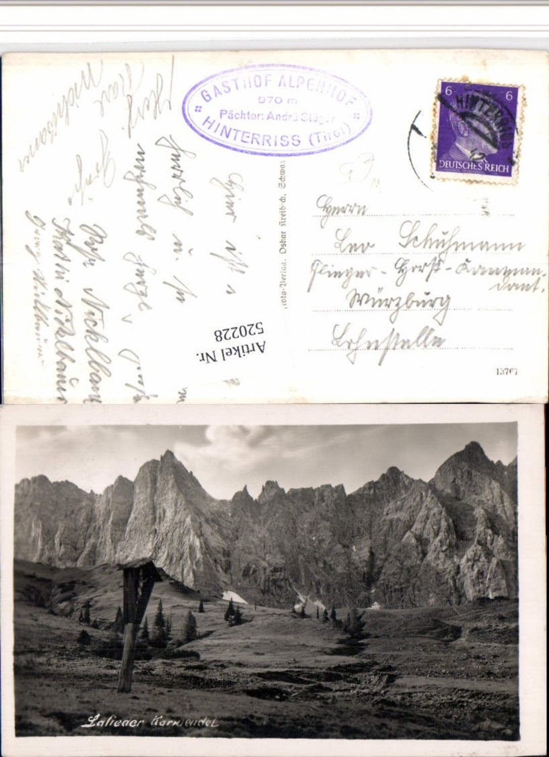 Alte Ansichtskarte – Old Postcard