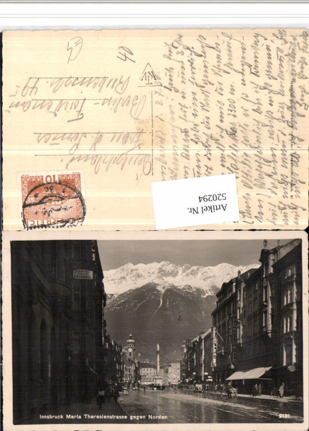Alte Ansichtskarte – Old Postcard