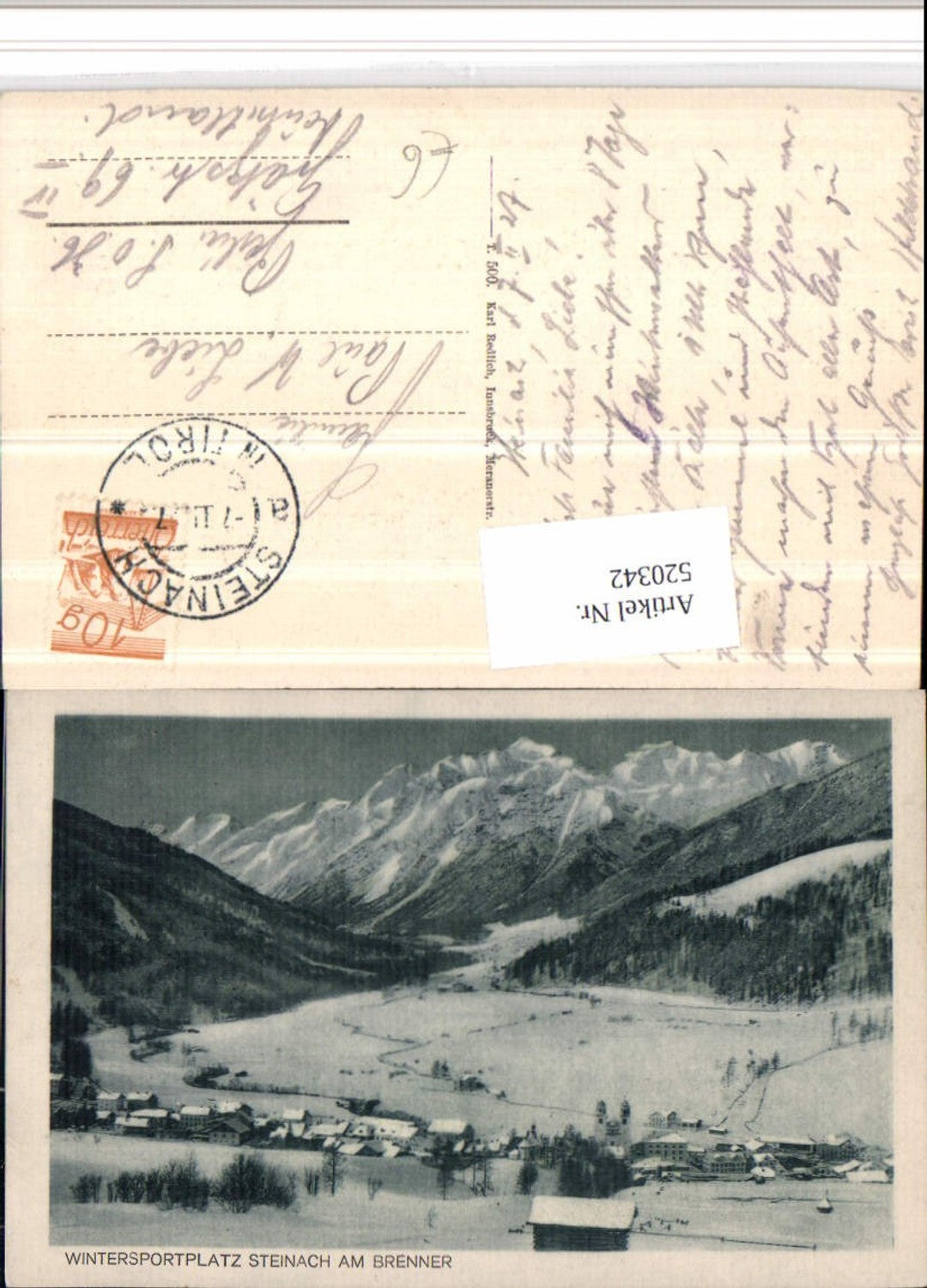 Alte Ansichtskarte – Old Postcard
