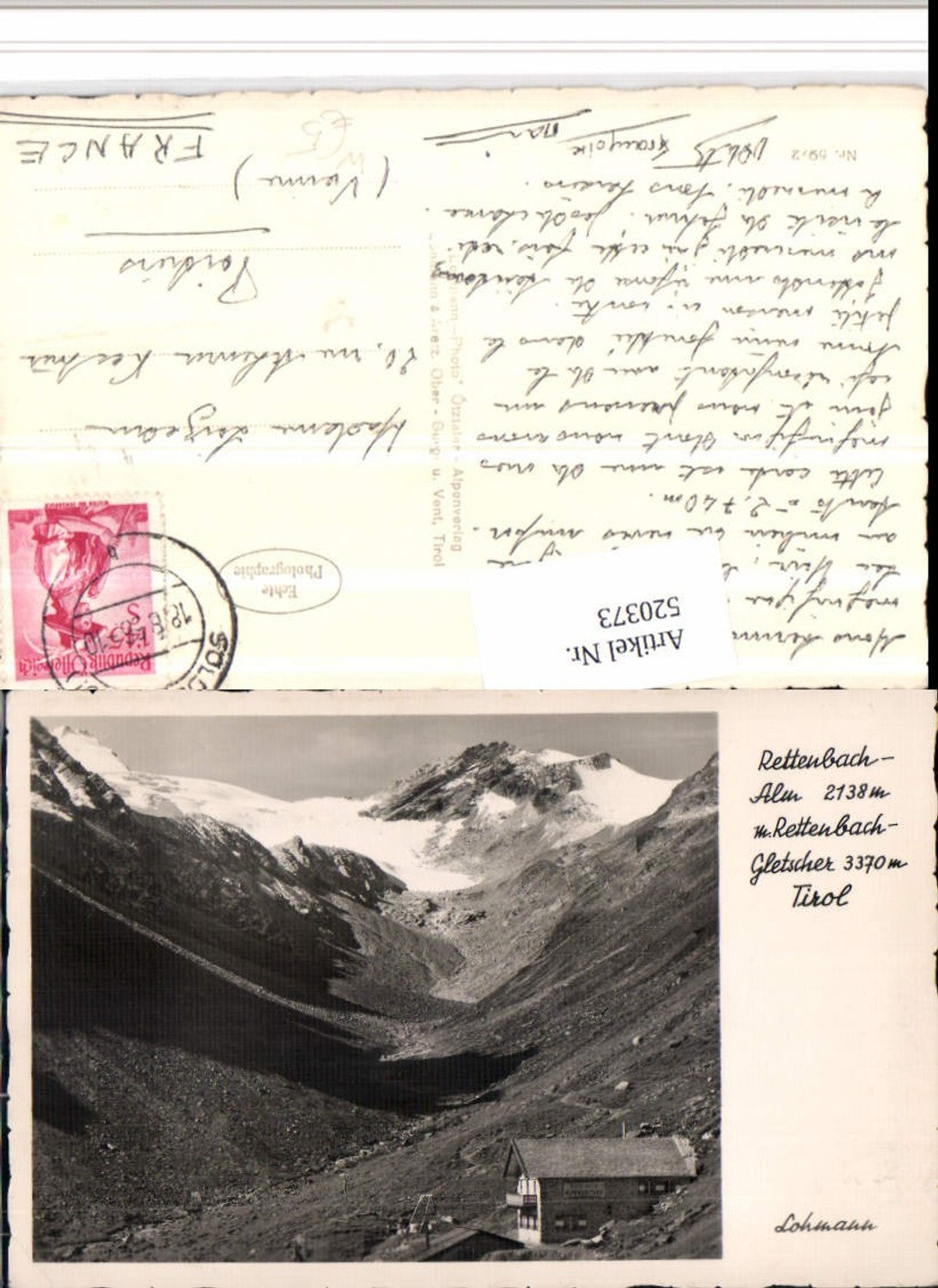 Alte Ansichtskarte – Old Postcard