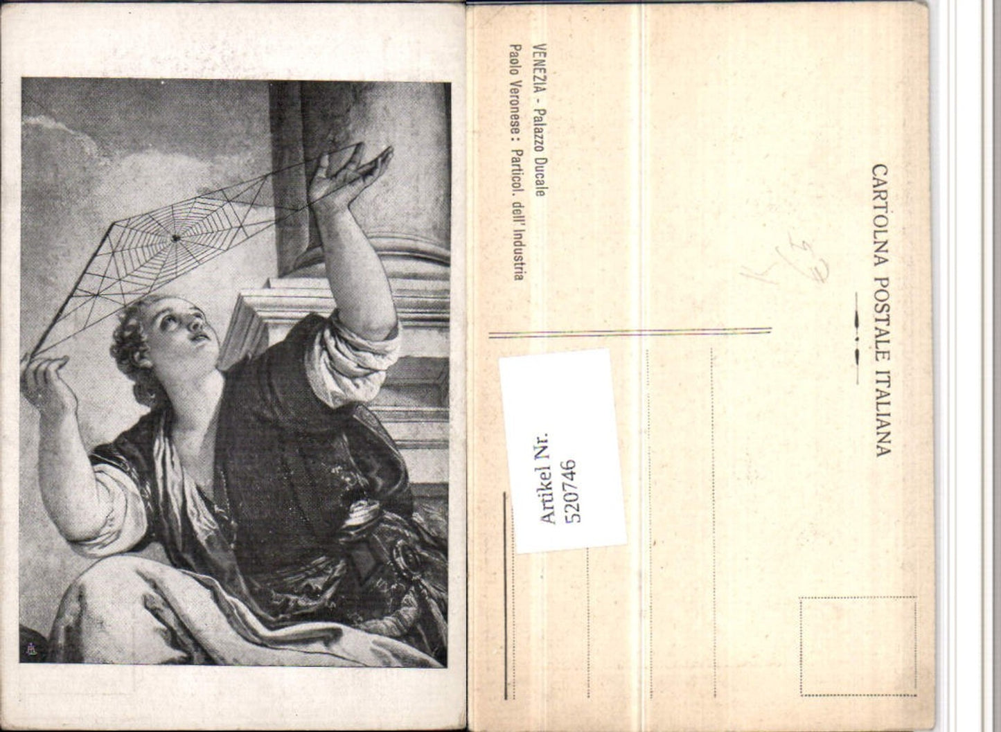 520746,Künstler AK Paolo Veronese Particol dell Industria Netz