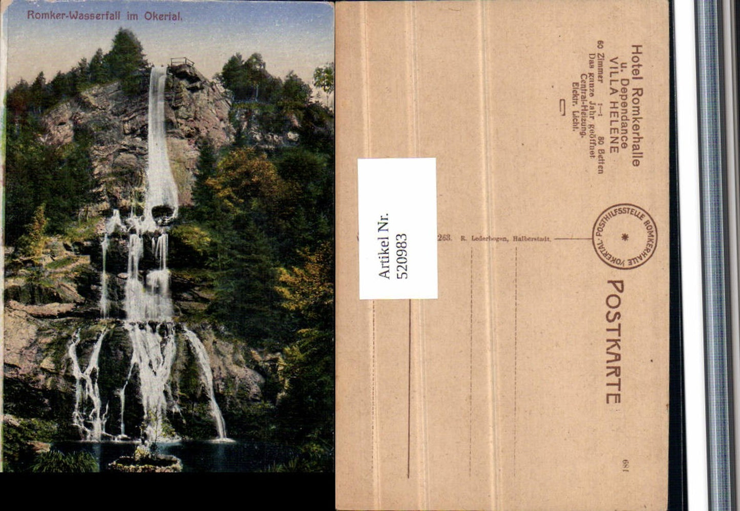 520983,Okertal im Harz Romkerhaller Wasserfall Romkerhalle Goslar