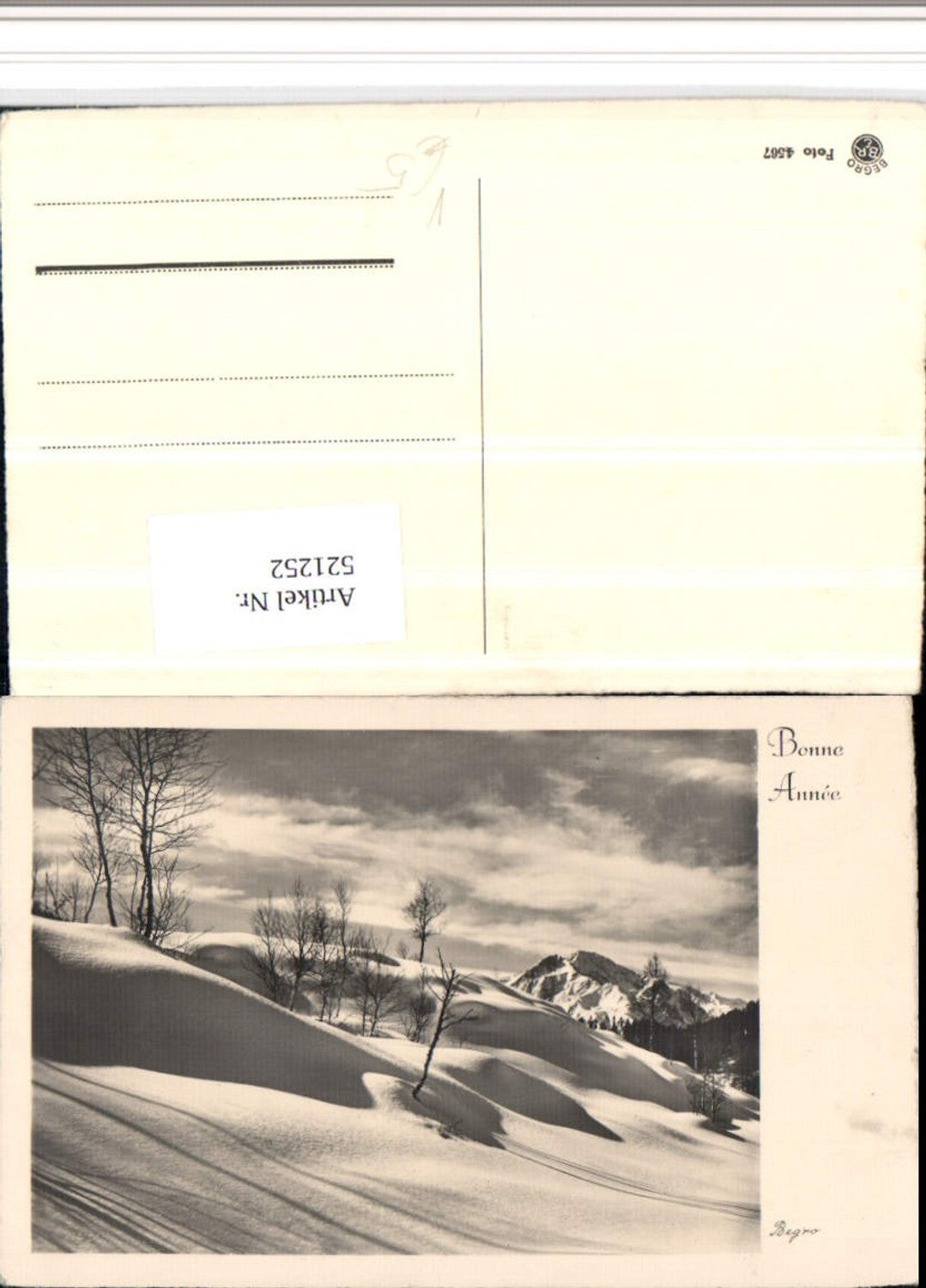 521252,Fotokunst Begro 4567 Winterlandschaft Bergkulisse