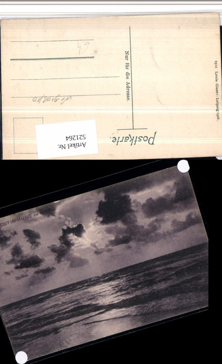 521264,Fotokunst Louis Glaser Leipzig 2312 Abendstimmung am Meer
