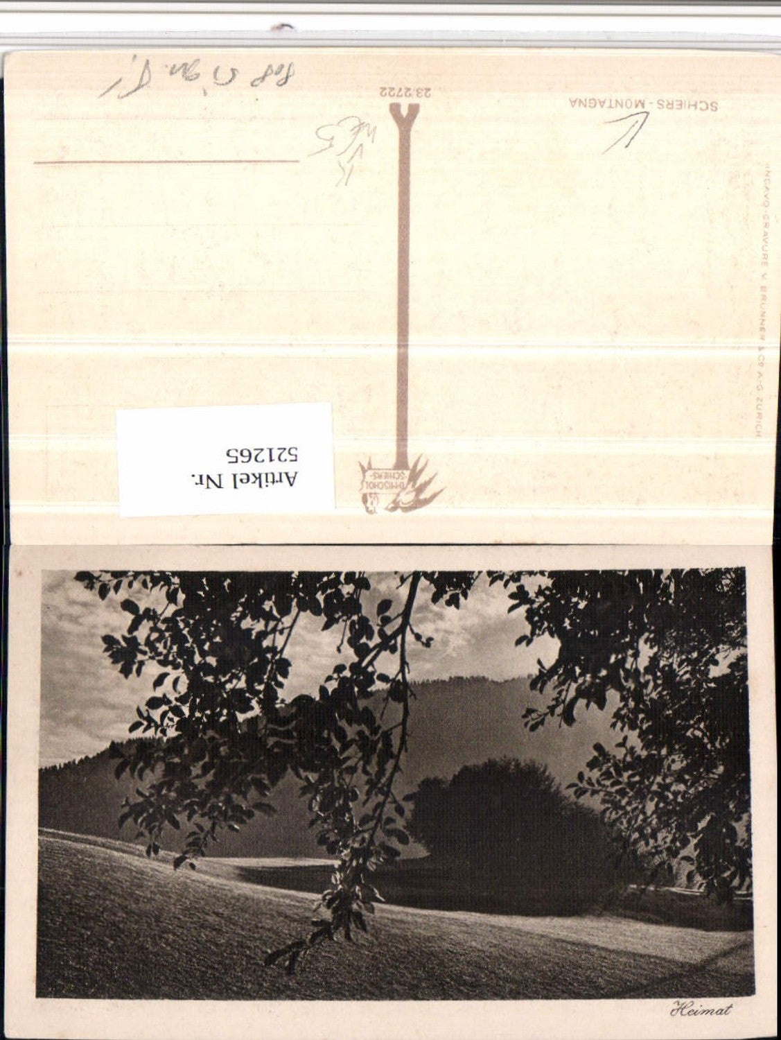 521265,Fotokunst D. Mischol Schiers 23/2722 Montagna Heimat Landschaft
