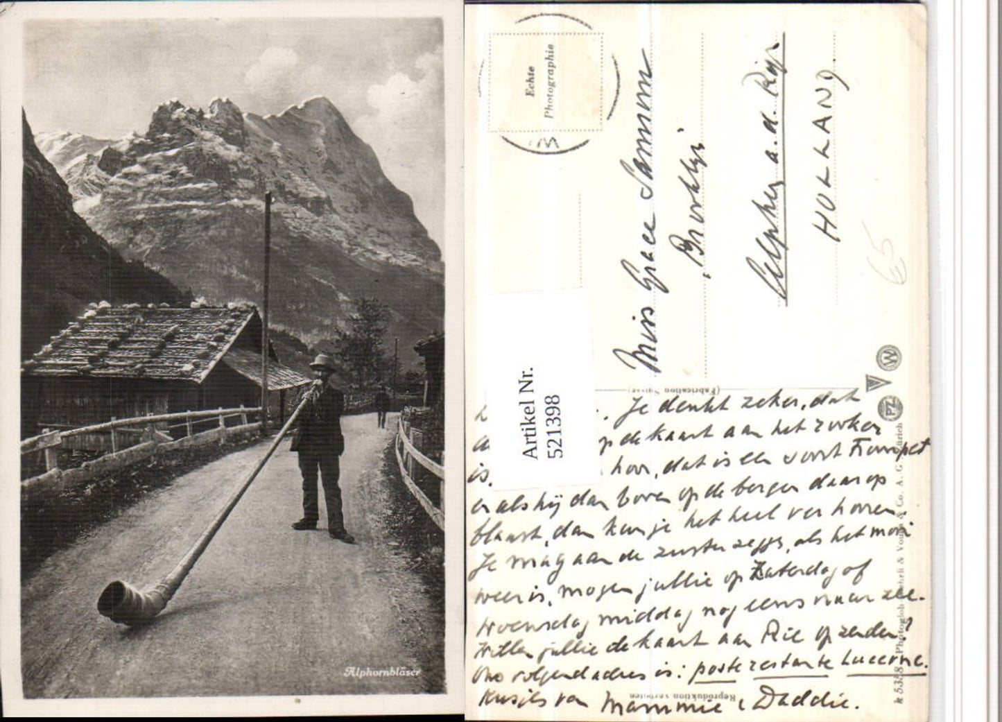 Alte Ansichtskarte – Old Postcard