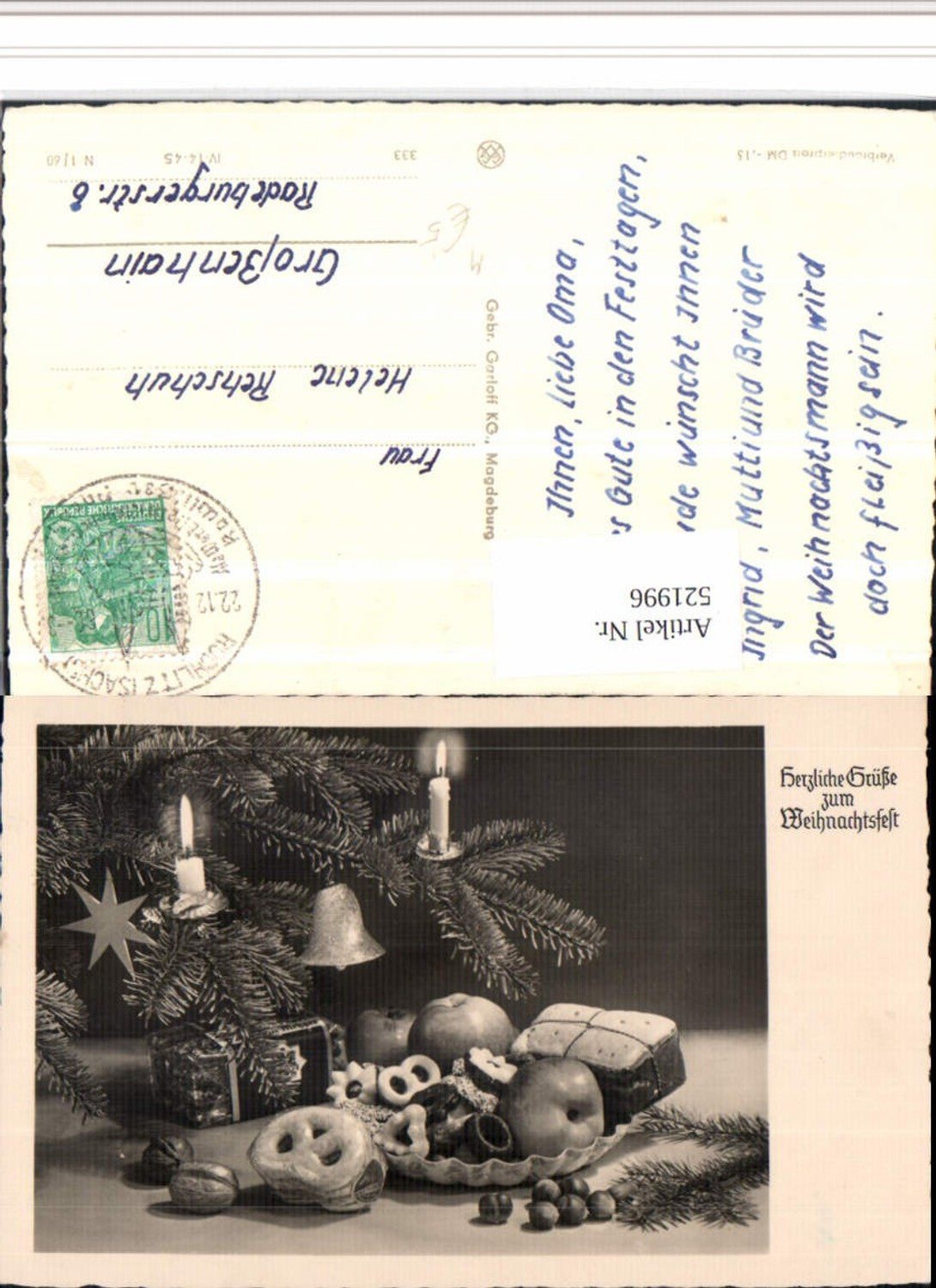 Alte Ansichtskarte – Old Postcard