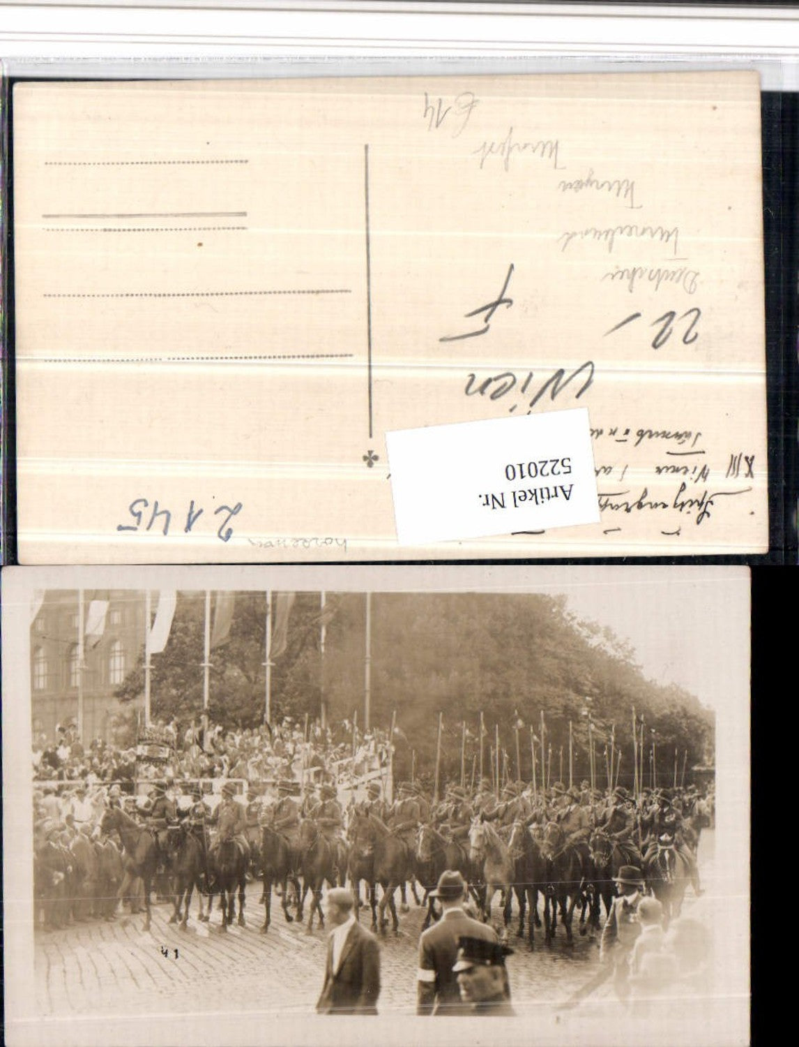 522010,Foto AK Wiener Turngau des Deutschen Turnerbundes 1919 Parade