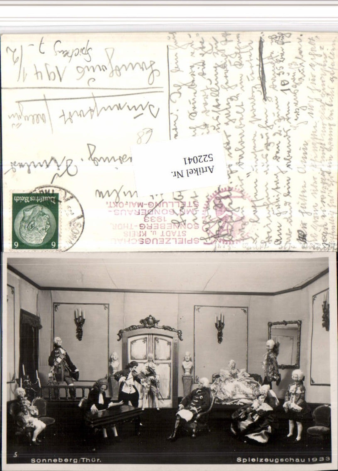 522041,Sonneberg Spielzeugschau 1933 Puppen