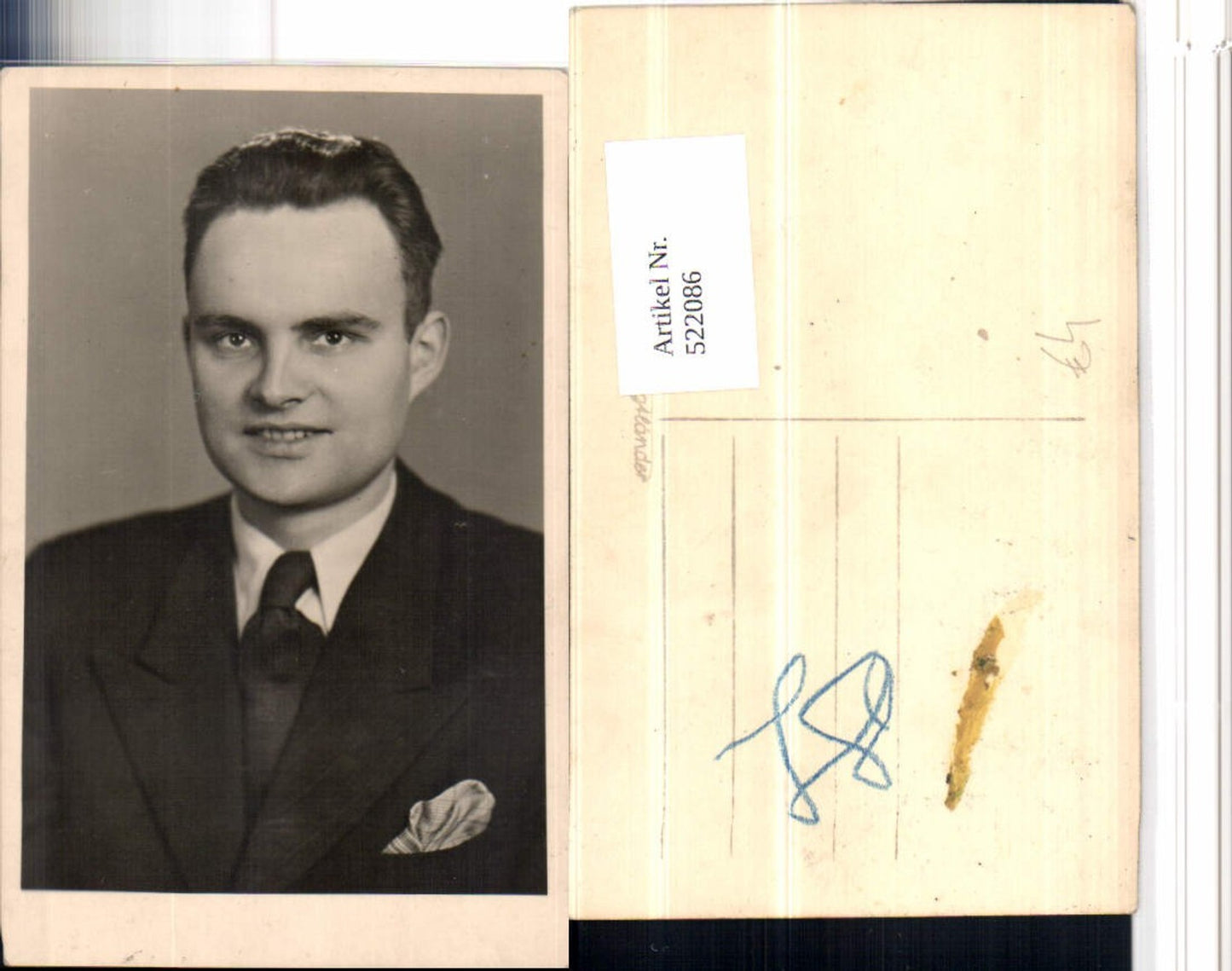522086,Mann Portrait Anzug Krawatte
