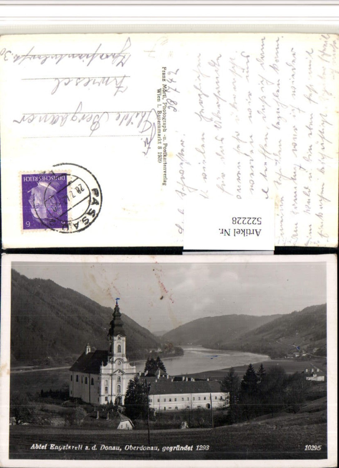 522228,Abtei Kirche Engelszell an d. Donau b. Engelhartszell