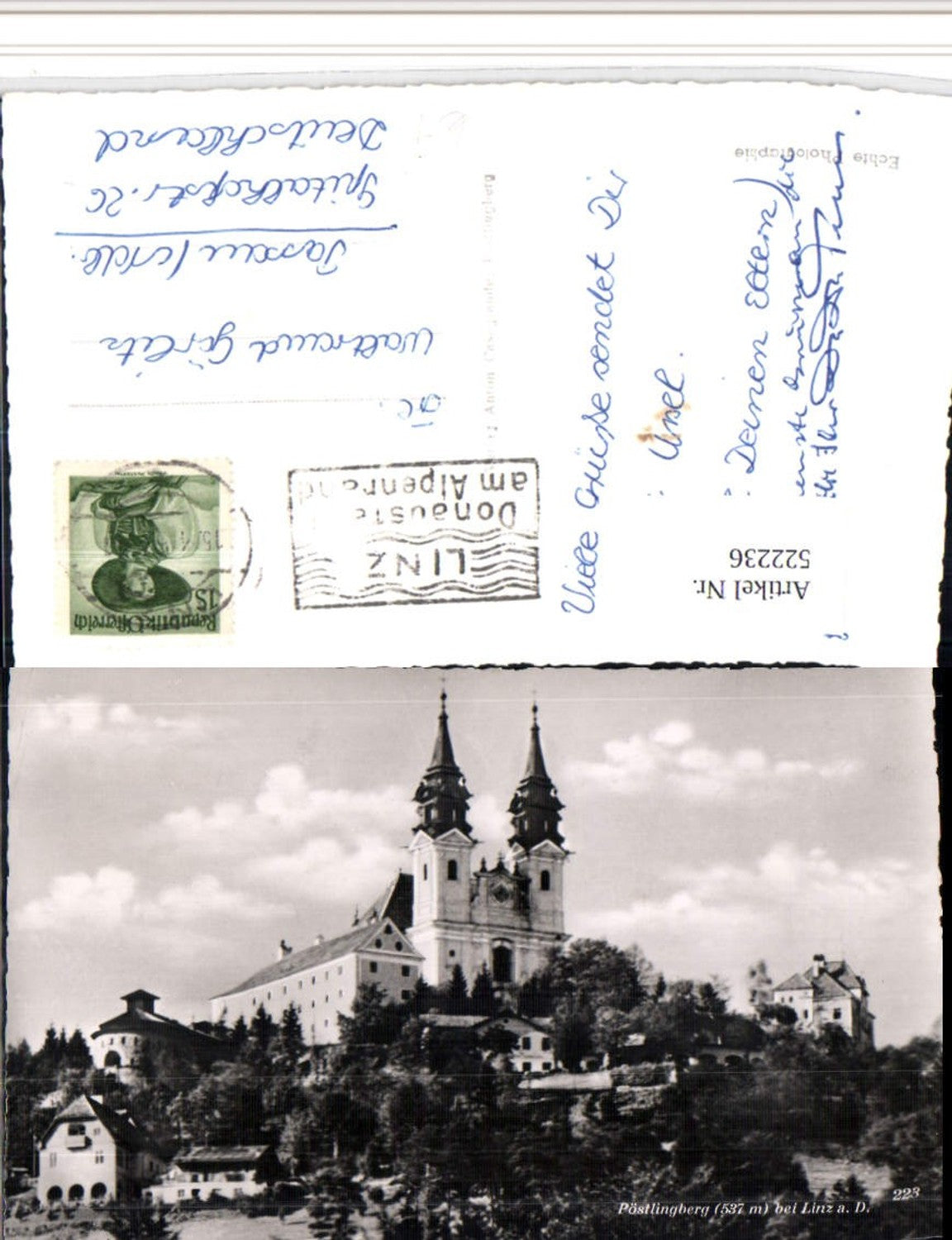 522236,Linz an d. Donau Pöstlingberg Kirche
