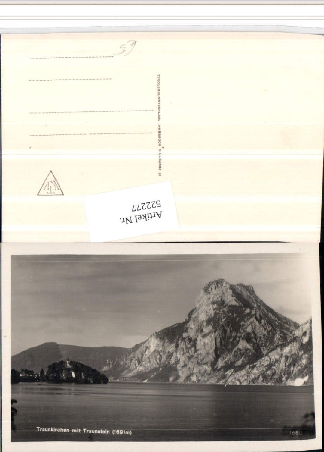 522277,Traunkirchen m. Traunstein Bergkulisse