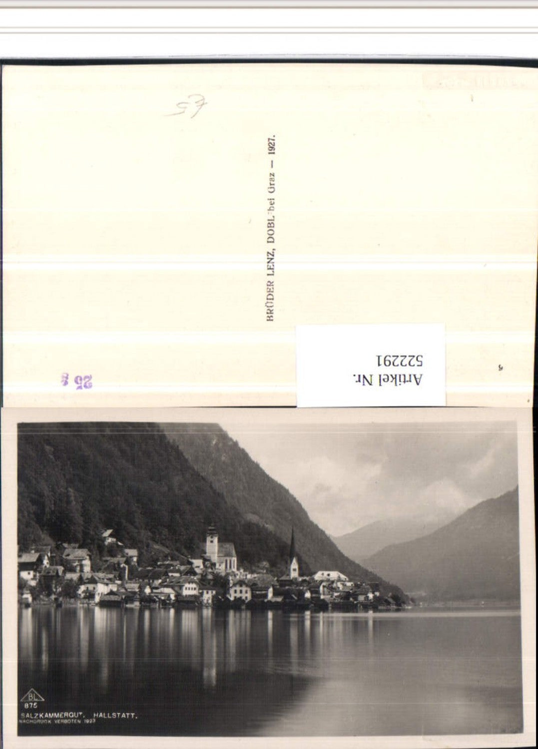 522291,Hallstatt am See Teilansicht