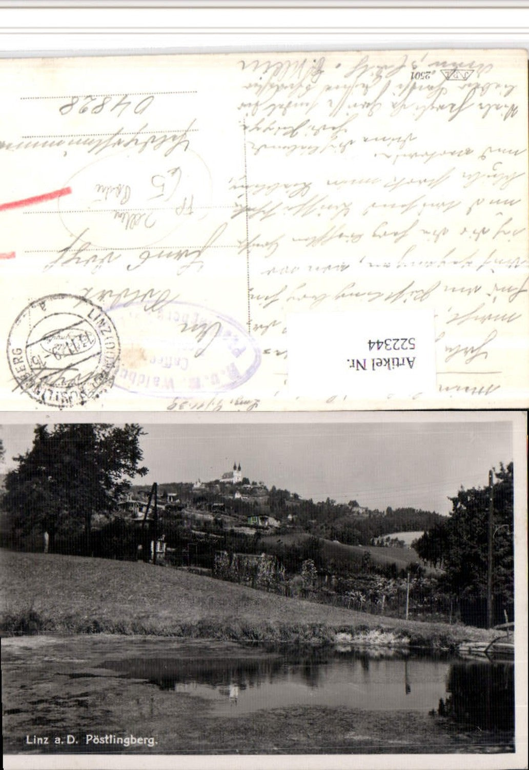522344,Linz an d. Donau Pöstlingberg Seltene Partie Feldpost Nr. 04828