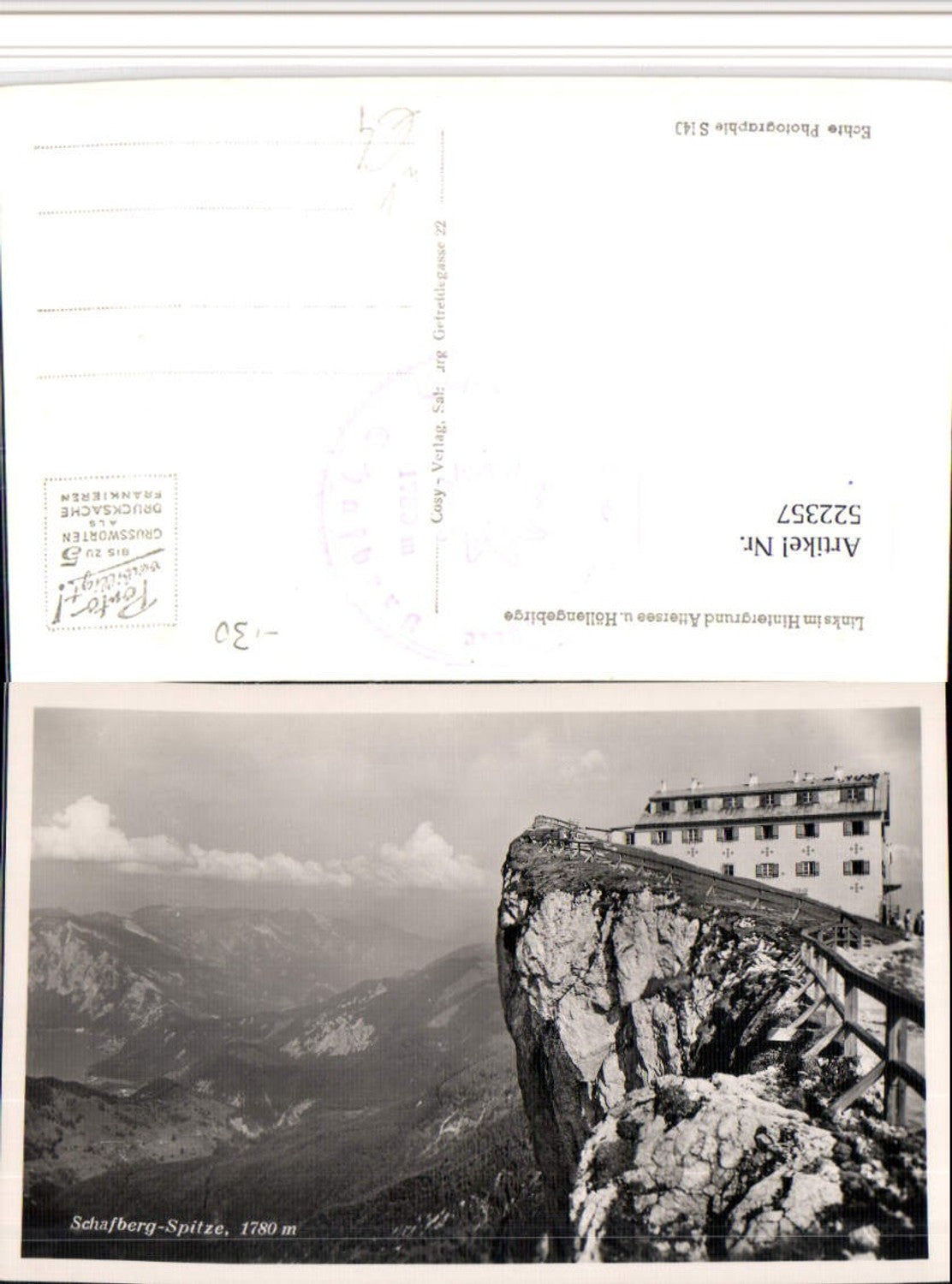 522357,Schafberg-Spitze b. St. Wolfgang m. Attersee pub Cosy