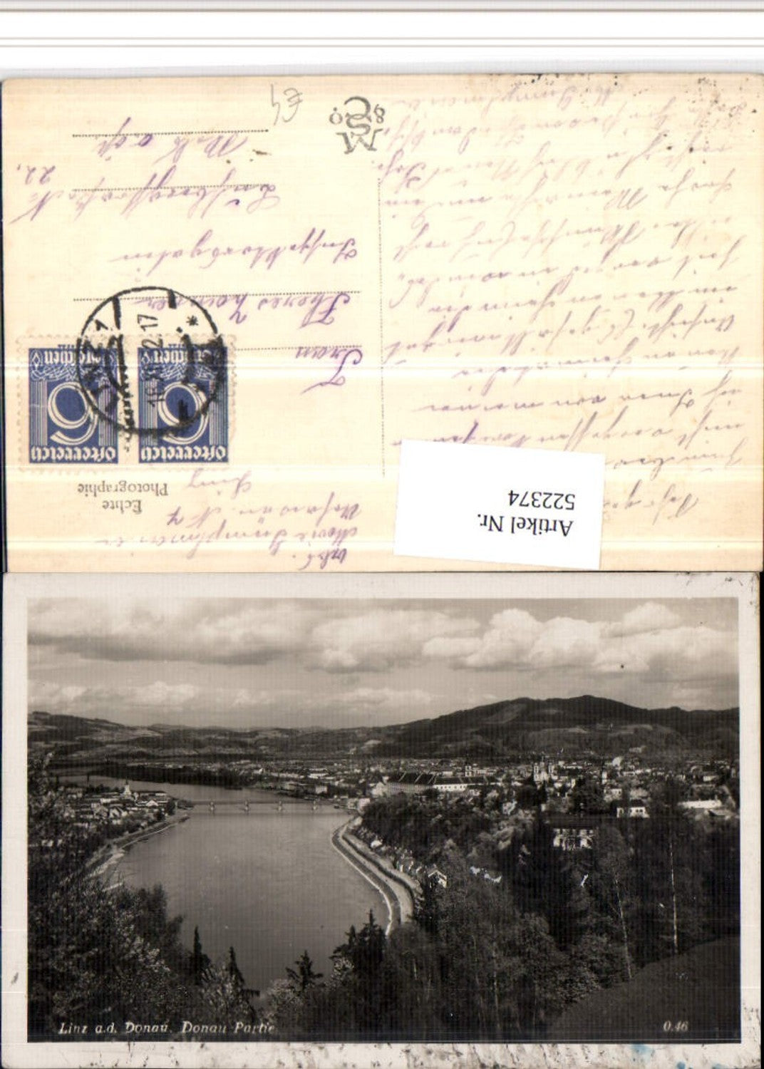 522374,Linz an d. Donau Totale Fluss Partie