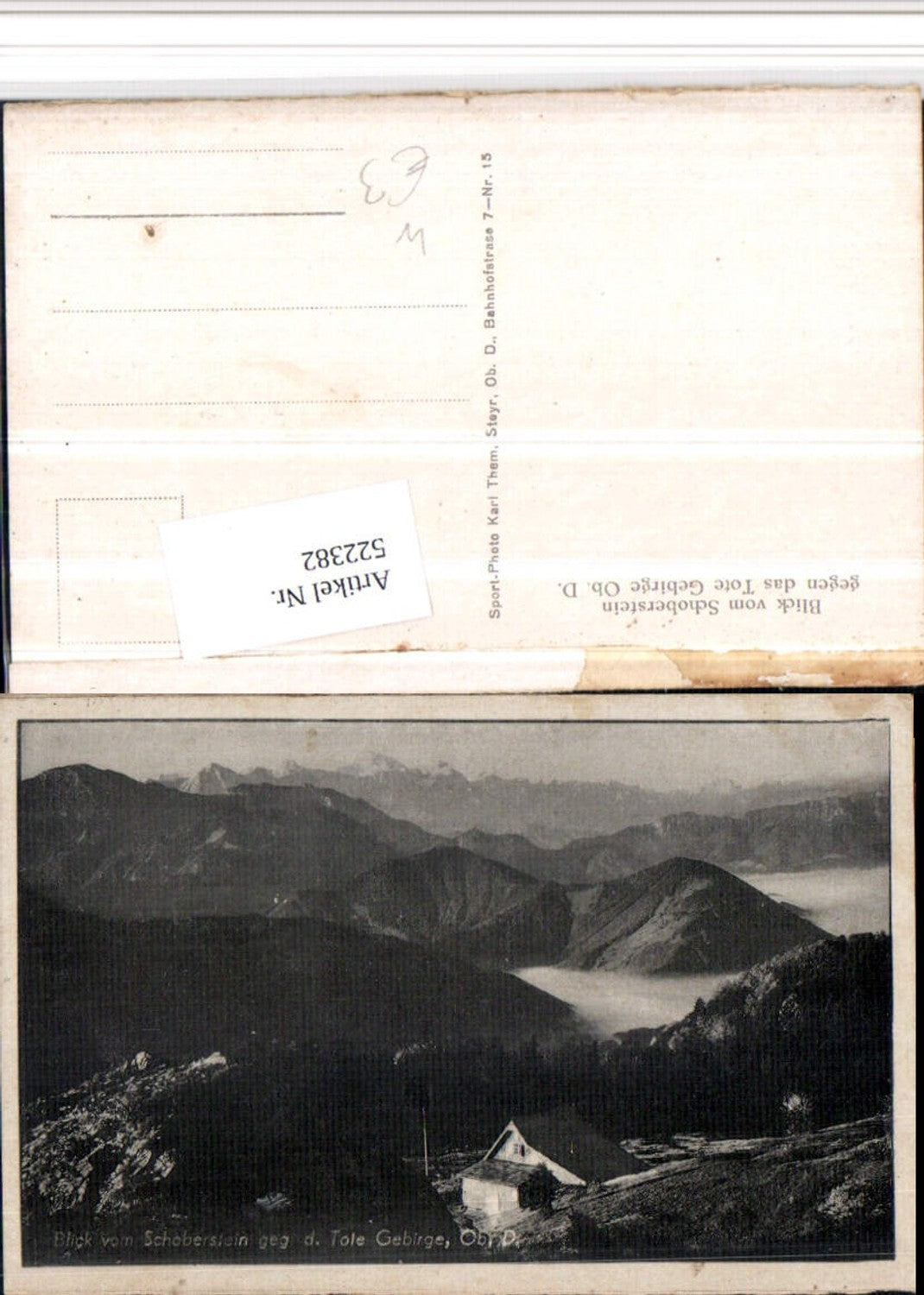 522382,Blick vom Schoberstein b. Steinbach geg Tote Gebirge Bergkulisse