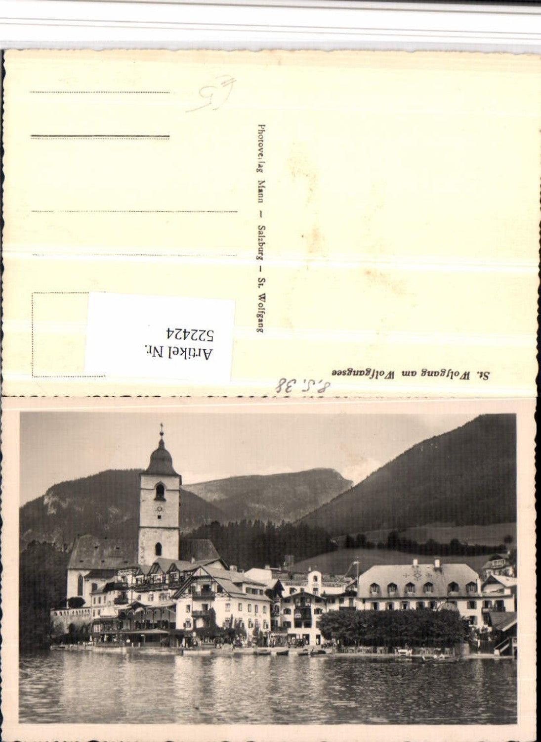 522424,St. Wolfgang am Wolfgangsee Teilansicht Kirche