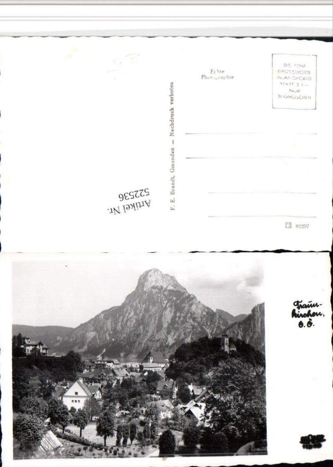 522536,Traunkirchen Totale Bergkulisse pub Brandt 11310