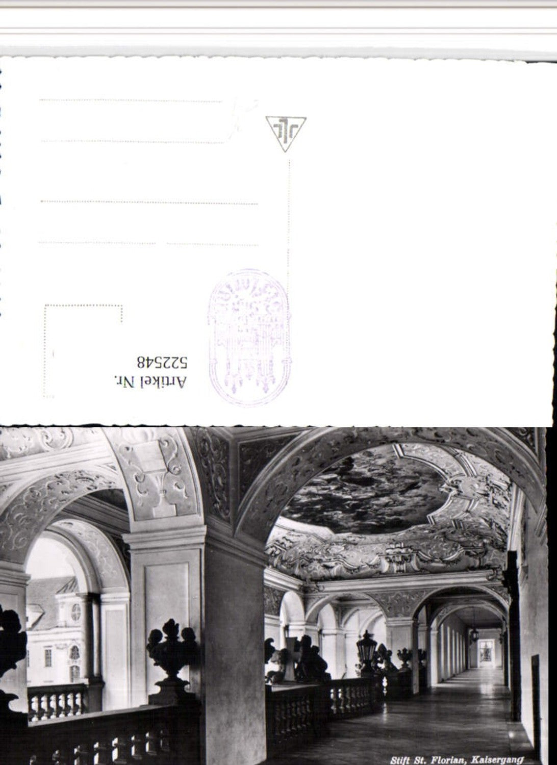 522548, St. Florian Abbey Kaisergang Interior view
