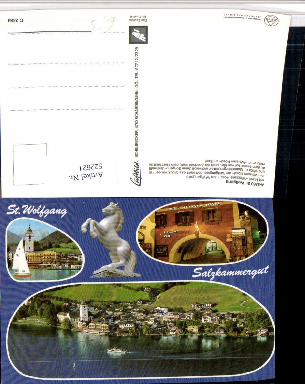 522621,St. Wolfgang am See Totale Hotel Weißes Rössl Mehrbildkarte