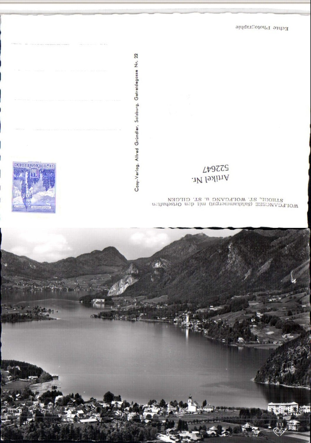 522647, Wolfgangsee Strobl St. Wolfgang Total mountain scenery pub Cosy 111