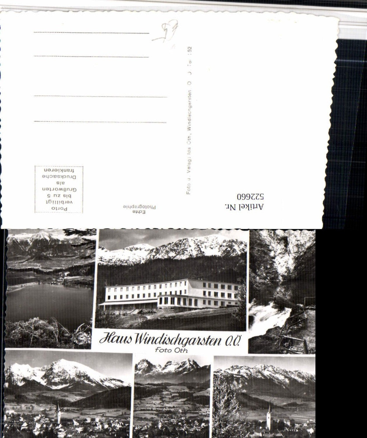 522660,Windischgarsten Totale Haus Mehrbildkarte pub Foto Oth
