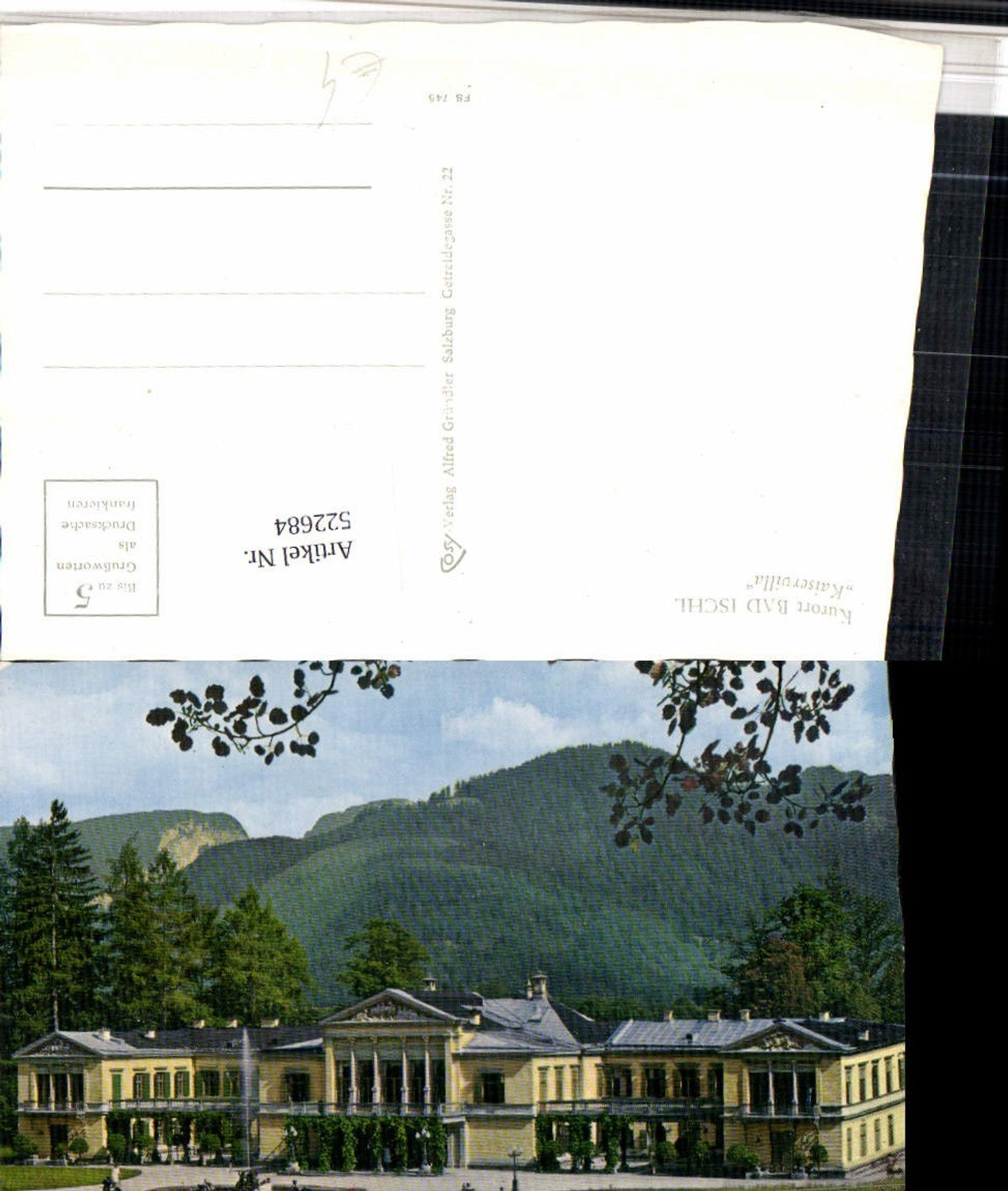 522684,Bad Ischl Kaiservilla pub Cosy