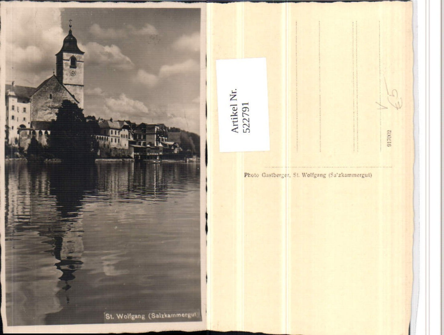 522791,St. Wolfgang am See Teilansicht Kirche pub Gastberger