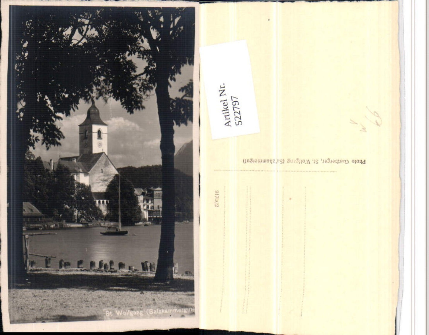 522797,St. Wolfgang am See Kirche Boot pub Gastberger
