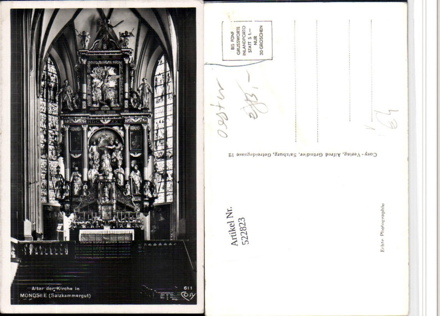 522823,Mondsee Kirche Innenansicht Altar pub Cosy 611