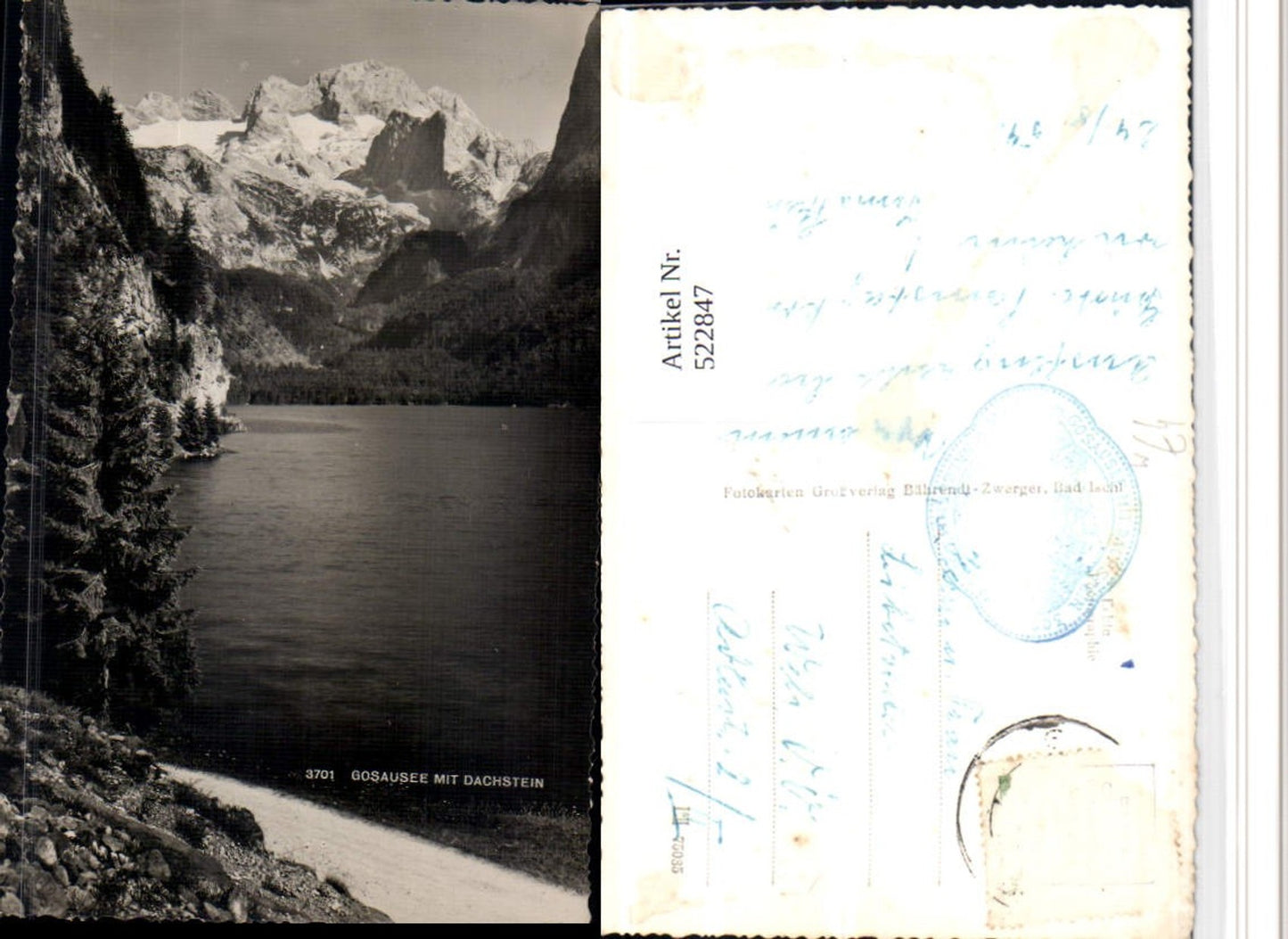 522847,Gosausee b. Gosau m. Dachstein Bergkulisse