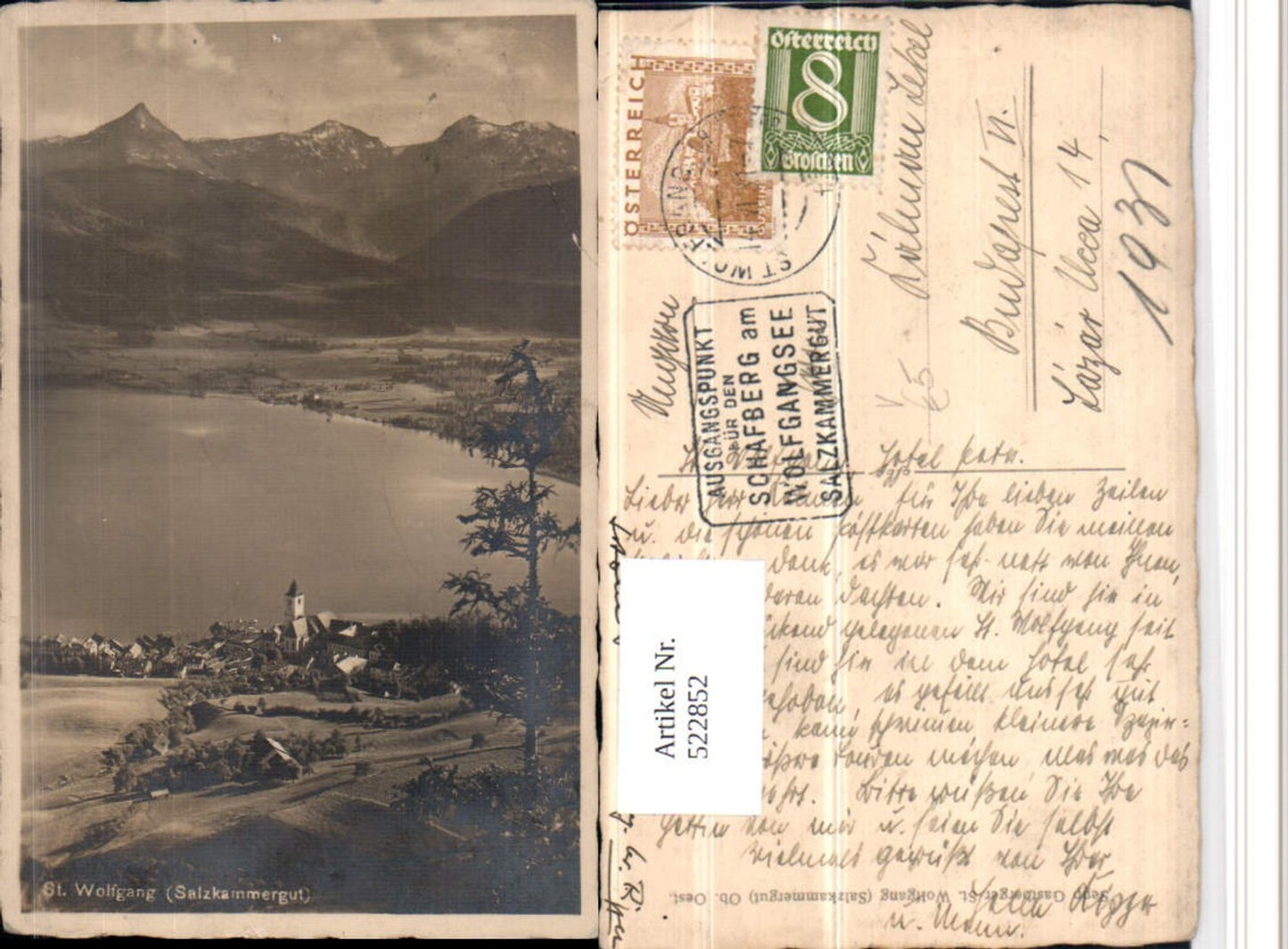 522852,St. Wolfgang am See Totale Bergkulisse pub Gastberger