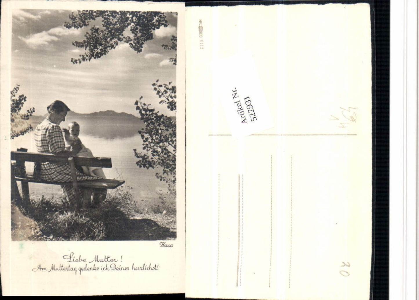 522931,Fotokunst HACO Liebe Mutter Kind m. Mutter