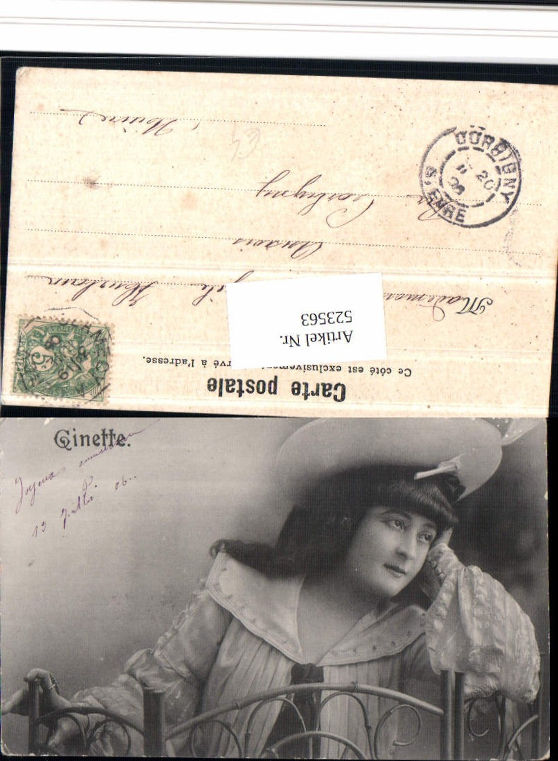 523563,Mädchen Kind Hut Ginette