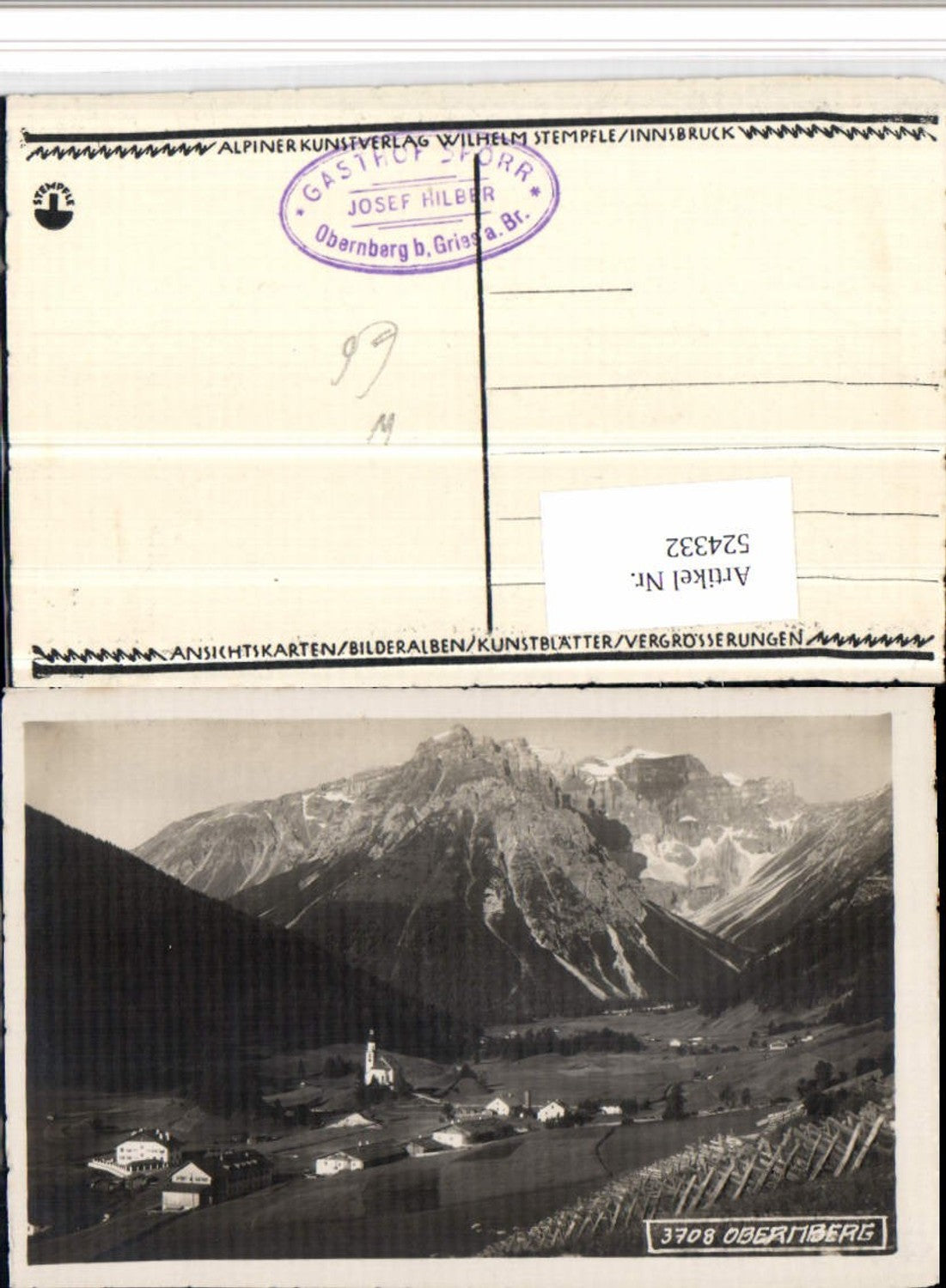 Alte Ansichtskarte – Old Postcard