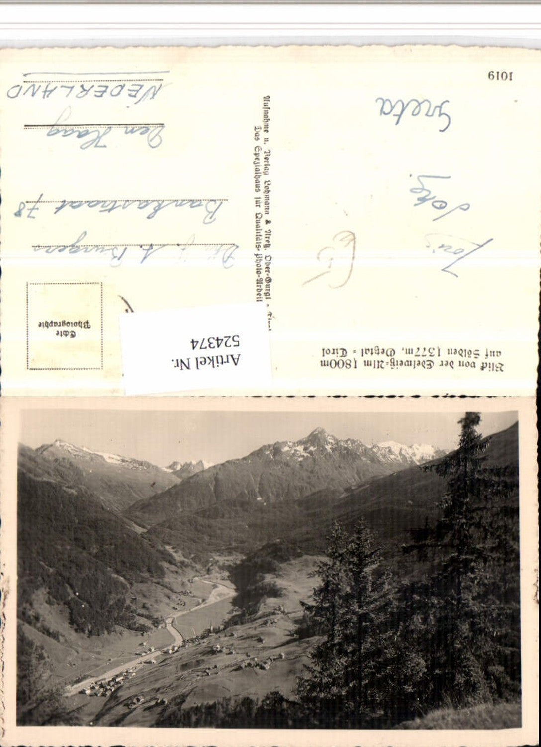 Alte Ansichtskarte – Old Postcard
