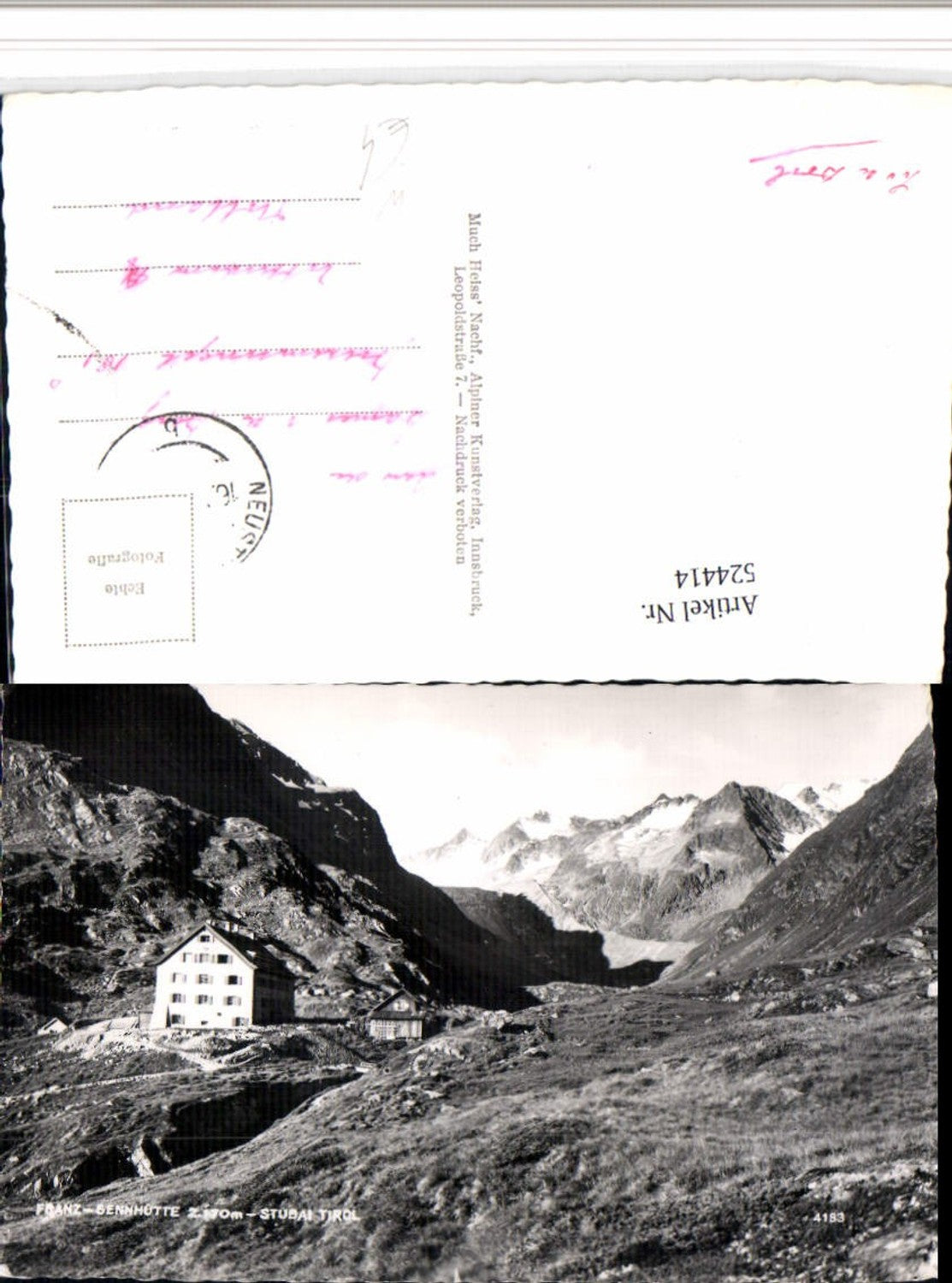 Alte Ansichtskarte – Old Postcard
