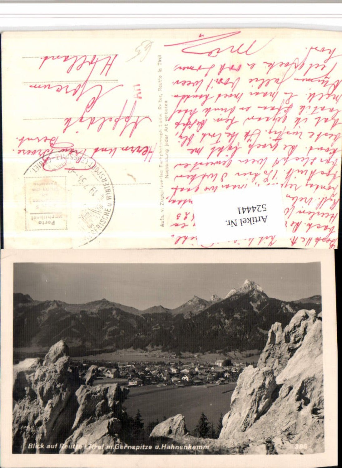 Alte Ansichtskarte – Old Postcard